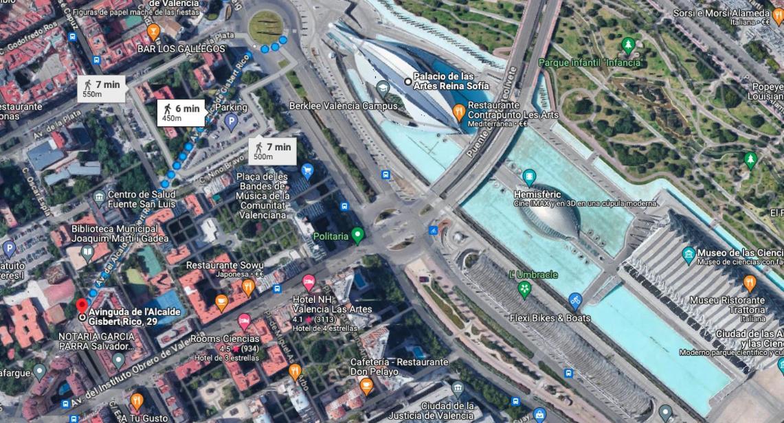 10 Pax, Ac, Wifi Gratis, Ciudad Artes Y Ciencias Apartamento Valência Exterior foto